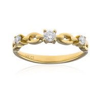 Gouden ring met een I1 (H) Diamant (CIRARI)