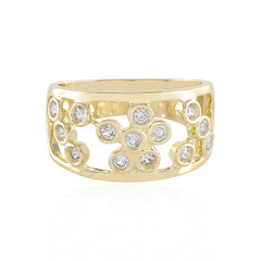 Gouden ring met witte saffieren (Adela Gold)