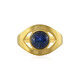 Zilveren ring met een blauwe ster saffier (MONOSONO COLLECTION)