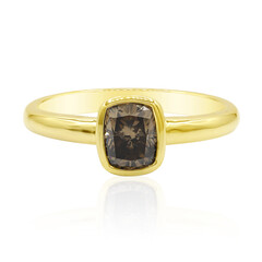 Gouden ring met een I3 Argyle-Cognac-Diamant (Mark Tremonti)