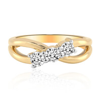 Gouden ring met Diamanten SI1 (G)