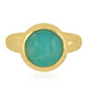 Zilveren ring met een amazoniet (MONOSONO COLLECTION)