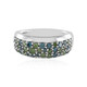 Platina ring met I3 Groene Diamanten (KM by Juwelo)