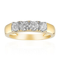 Gouden ring met Diamanten SI1 (G)