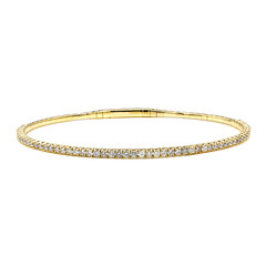 Gouden armband met I1 (H) Diamanten (CIRARI)