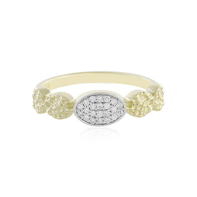 Gouden ring met Loepzuivere (F) Diamanten (LUCENT DIAMONDS)