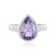 Zilveren ring met een lavendel amethist (MONOSONO COLLECTION)