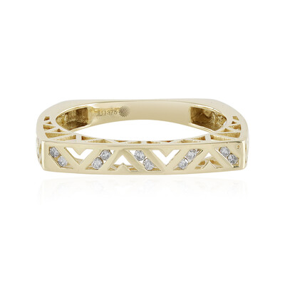 Gouden ring met I2 (I) Diamanten (Ornaments by de Melo)