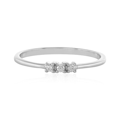 Gouden ring met Loepzuivere (F) Diamanten (LUCENT DIAMONDS)