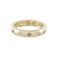 Gouden ring met I2 Champagne Diamanten (de Melo)