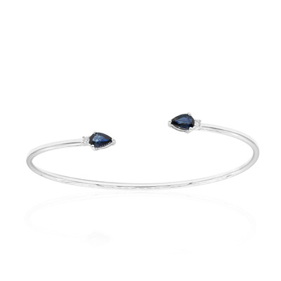 Gouden armband met Blauwe Ceylon saffieren