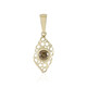 Gouden hanger met een I2 Champagne Diamant (Ornaments by de Melo)