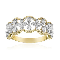 Gouden ring met Diamanten SI1 (G)