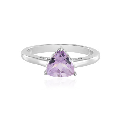 Zilveren ring met een lavendel amethist