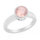 Zilveren ring met een rozen kwarts (MONOSONO COLLECTION)