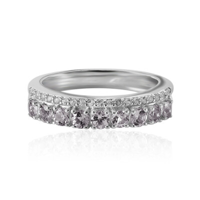 Zilveren ring met Ouro Preto Pink Topaz