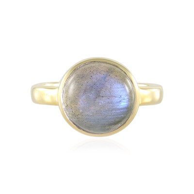 Zilveren ring met een Blauwe Minary Labradoriet (KM by Juwelo)