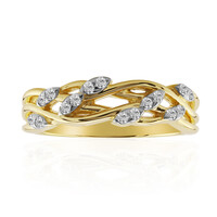 Gouden ring met Diamanten SI1 (G)