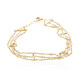 Gouden armband met I1 (H) Diamanten (CIRARI)