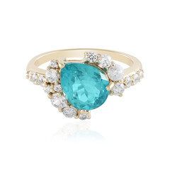 Gouden ring met een Paraiba Apatiet (Adela Gold)