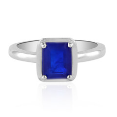 Zilveren ring met een Koningsblauwe Spinel