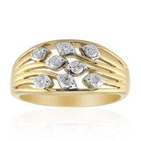 Gouden ring met Diamanten SI1 (G)