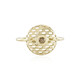 Gouden ring met een I2 Champagne Diamant (Ornaments by de Melo)