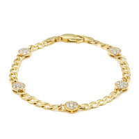 Gouden armband met I1 (H) Diamanten (CIRARI)