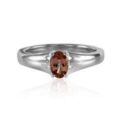 Zilveren ring met een Ouro Preto Imperial Topaz