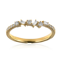 Gouden ring met SI2 (H) Diamanten (CIRARI)