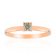 Gouden ring met een SI1 Argyle Rose De France Diamant (Annette)