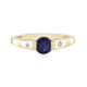 Gouden ring met een Madagaskar Blauwe Saffier