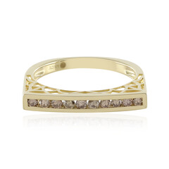 Gouden ring met I2 Champagne Diamanten (Ornaments by de Melo)