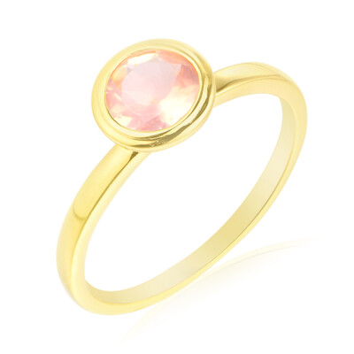 Zilveren ring met een rozen kwarts