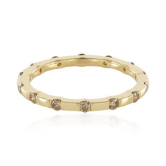 Gouden ring met I2 Champagne Diamanten (de Melo)