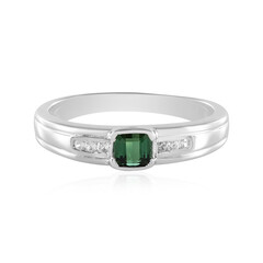 Zilveren ring met een groene Benedito toermalijn(Adela Silber)