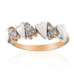 Gouden ring met SI2 (H) Diamanten (CIRARI)