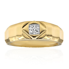 Gouden ring met een IF Diamant (D)