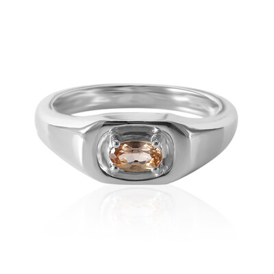 Zilveren ring met een Ouro Preto Imperial Topaz