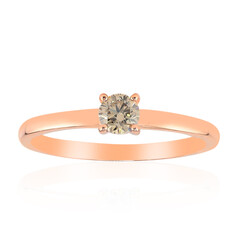 Gouden ring met een VS1 Argyle-Rose de France-Diamant