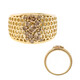 Gouden ring met I2 Champagne Diamanten (Ornaments by de Melo)