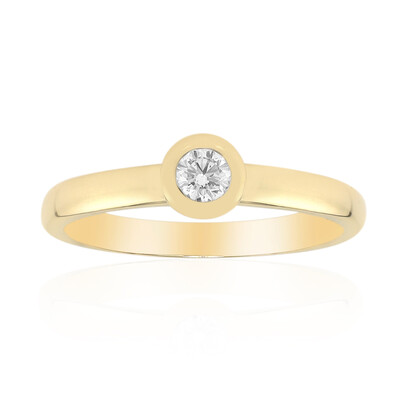 Gouden ring met een Diamant SI1 (G) (Annette)