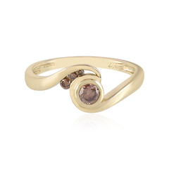 Gouden ring met een I2 Champagne Diamant (de Melo)