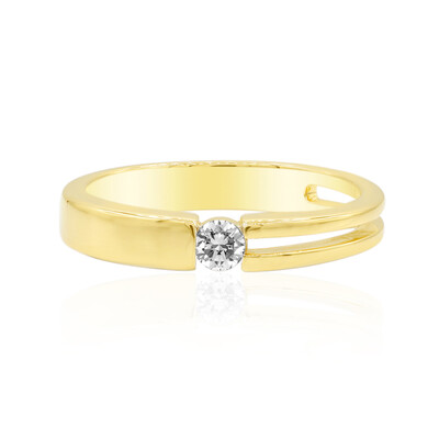 Gouden ring met een IF Diamant (D) (Annette)