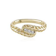 Gouden ring met een I2 (I) Diamant (Ornaments by de Melo)