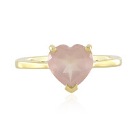 Zilveren ring met een rozen kwarts