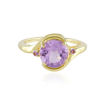 Zilveren ring met een lavendel amethist