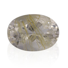 Edelsteen met een rutielkwarts 5,65 ct