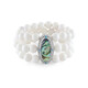 Zilveren armband met een Abalone schelp (Dallas Prince Designs)