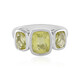 Zilveren ring met een Ouro Verde kwarts